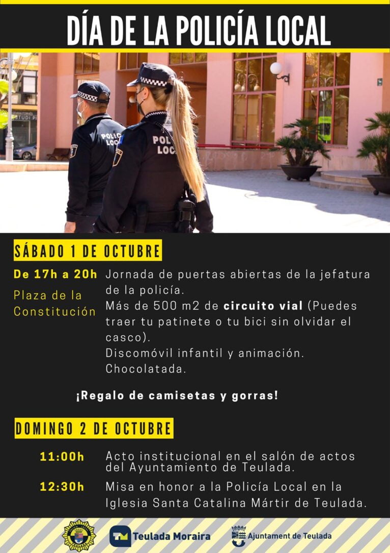Programación en el Día de la Policía Local de Teulada-Moraira
