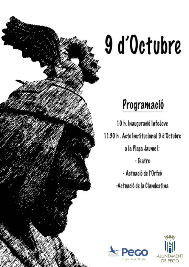 Imagen: Programación para el 9 d'Octubre en Pego