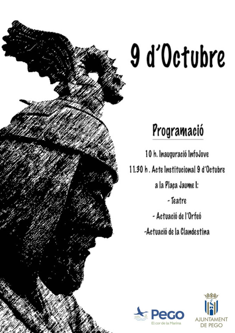Programación para el 9 d'Octubre en Pego