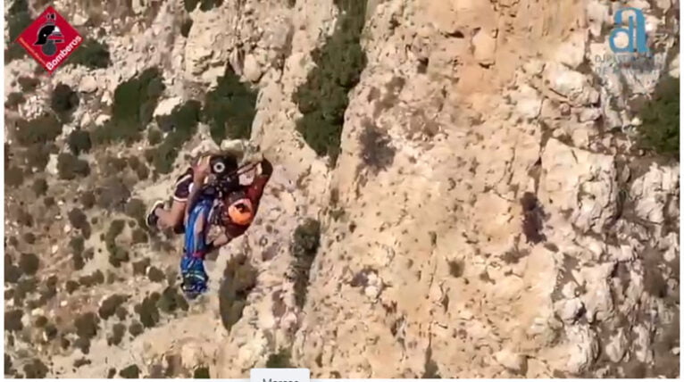 Rescate de Bomberos en el Peñón