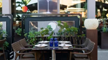 Terraza estilo aisático