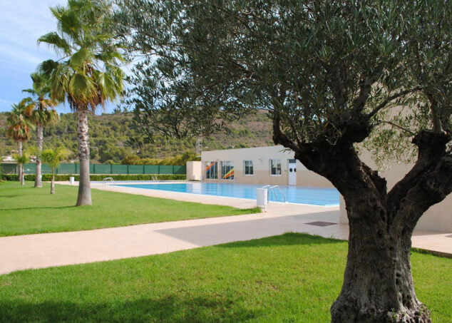 Imagen: Zona de descanso en la piscina municipal de Pedreguer - Esportiva't (Ajuntament de Pedreguer)