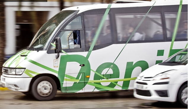 Imagen: Autobús urbano Denibus en Dénia