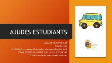 Ayuda al trasnporte en Benitatxell