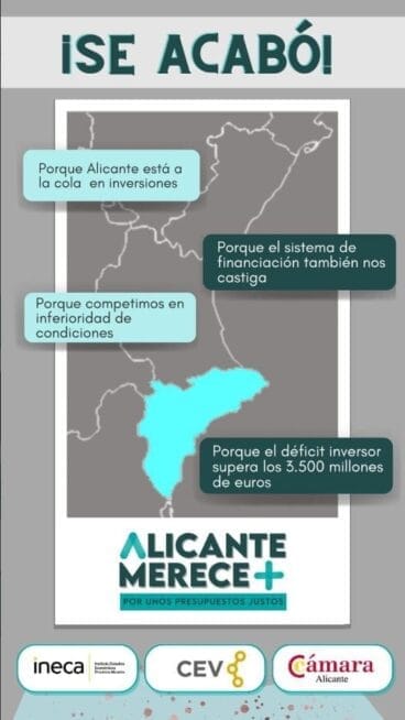 Cartel ‘Alicante Merece Más’