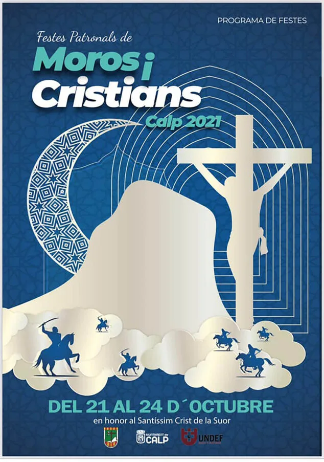 Programa de Moros y Cristianos de Calp 2021 1 Imagen: Cartel de Moros y Cristianos de Calp 2021
