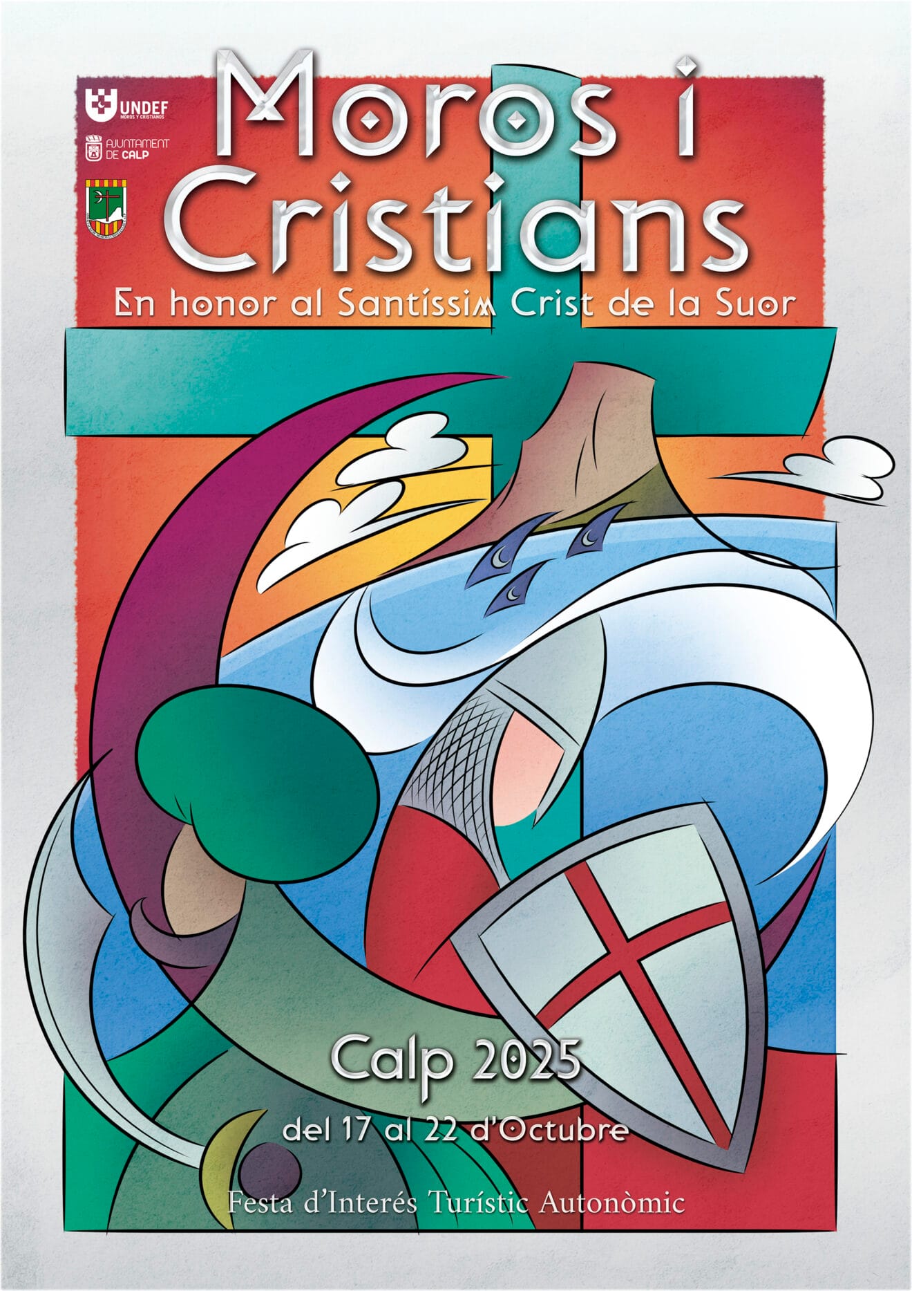 Cartel de Moros y Cristianos de Calp de este año