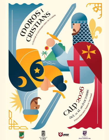 Cartel de Moros y Cristianos de Calp de este año