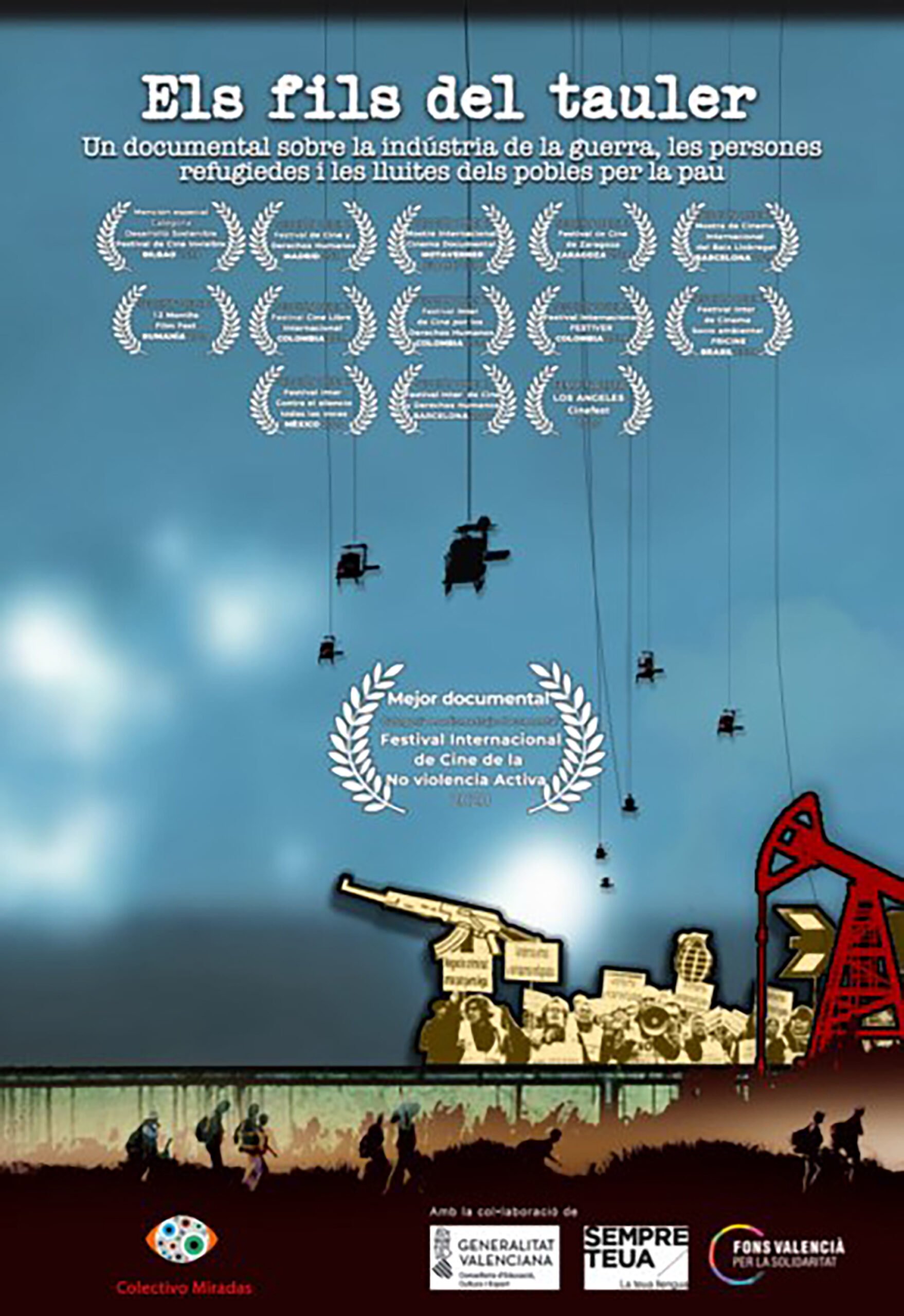 Cartel del documental ‘Els fils del tauler’