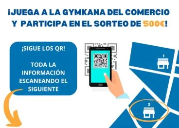 gymkana en teulada moraira para el dia del comercio local