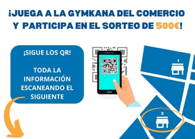 gymkana en teulada moraira para el dia del comercio local