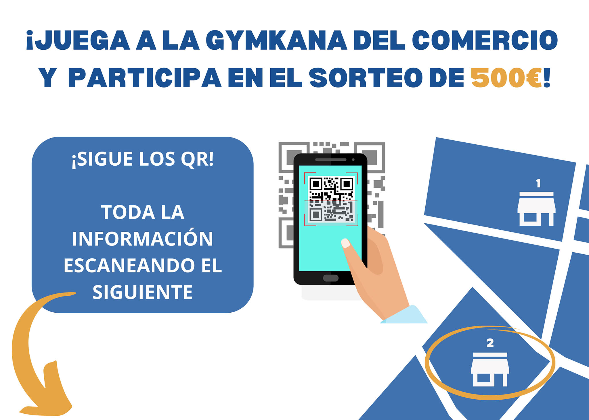 Gymkana en Teulada-Moraira para el Día del Comercio Local