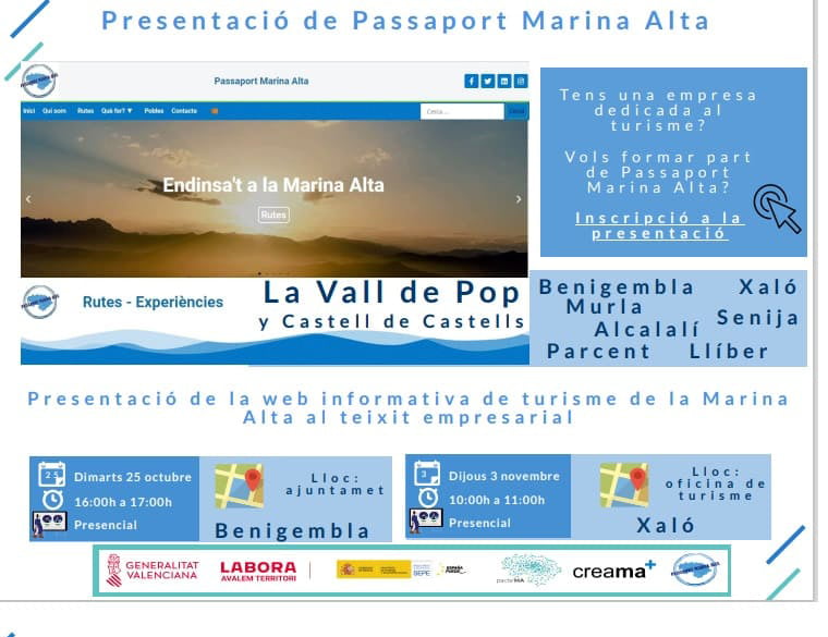 Presentación del Passaport Marina Alta