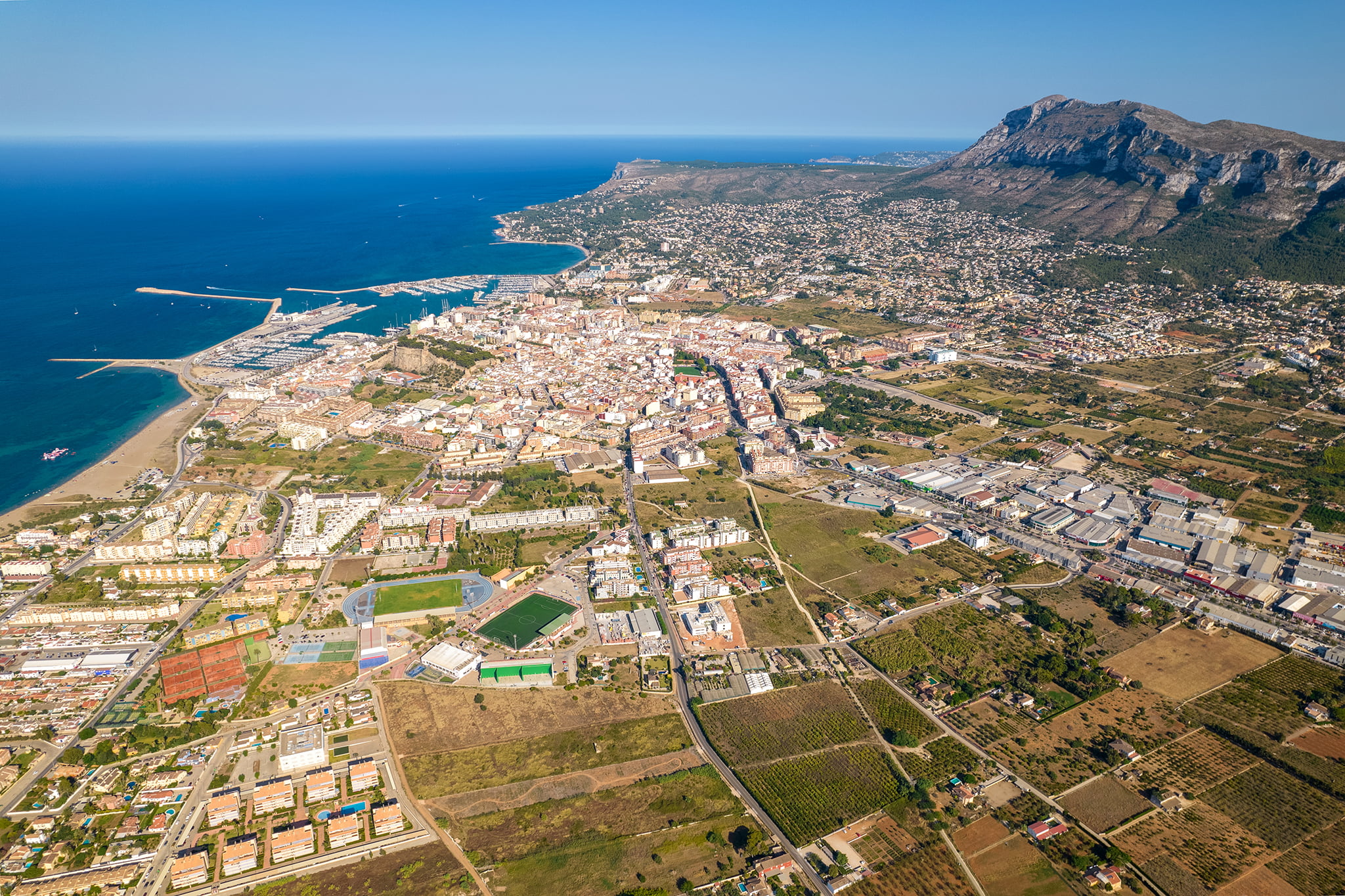 viastas aereas del termino de denia