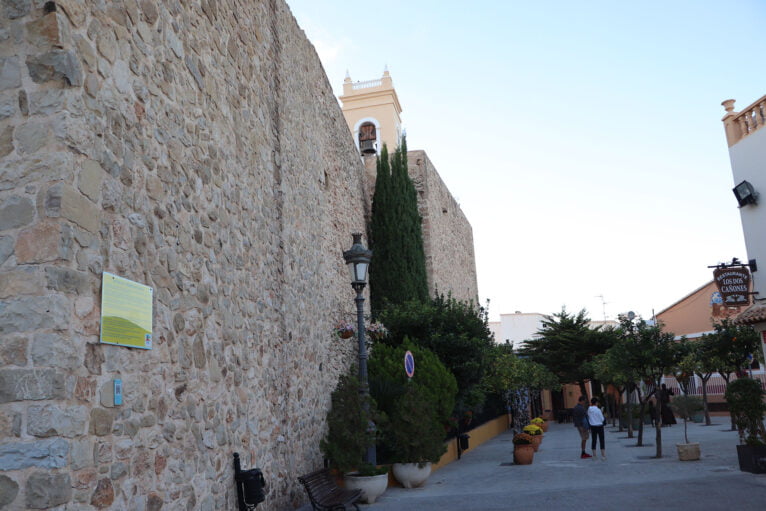 Antigua muralla defensiva del centro histórico de Calp