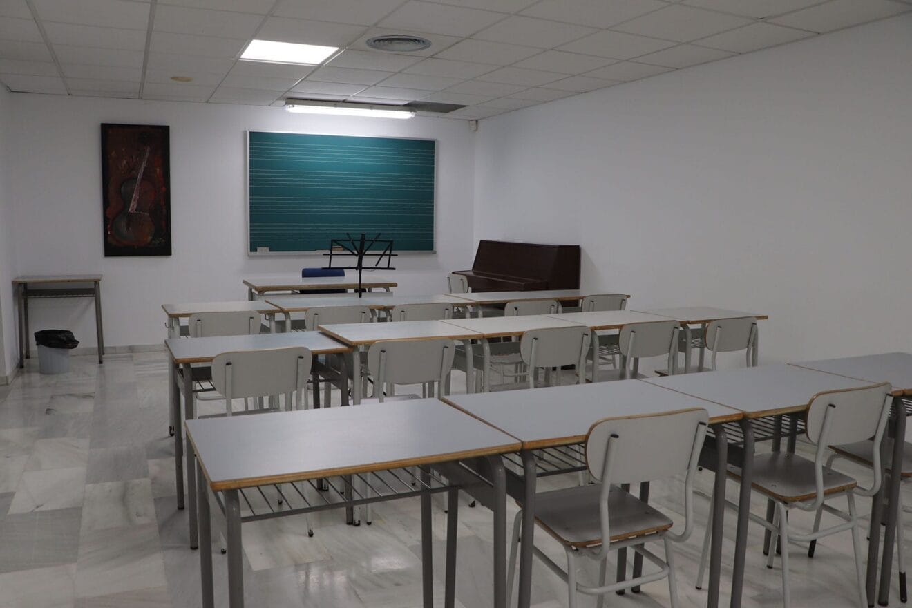 Aula de música de la Casa de Cultura