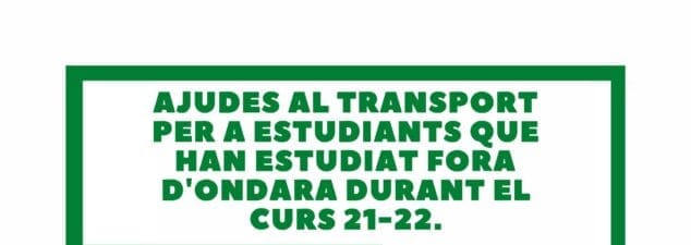 ayuda de transporte a estudiantes de ondara 1