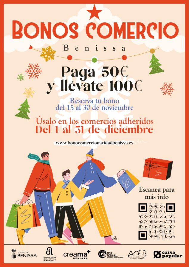 Imagen: Bonos especiales de Navidad de Benissa