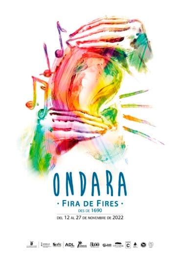 Cartel de la ‘Fira de Fires’ de Ondara este 2022