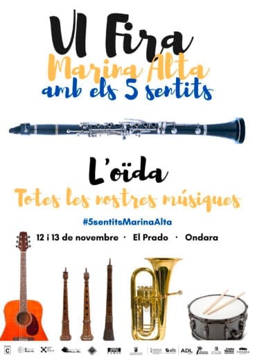 Cartel de la VI Fira Marina Alta en Ondara