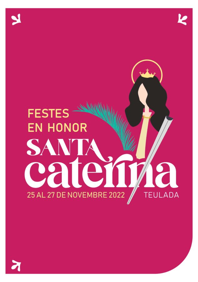 Imagen: Cartel de las Fiestas de Santa Caterina de Teulada