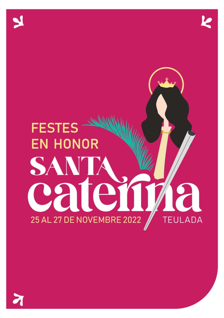 Cartel de las Fiestas de Santa Caterina de Teulada