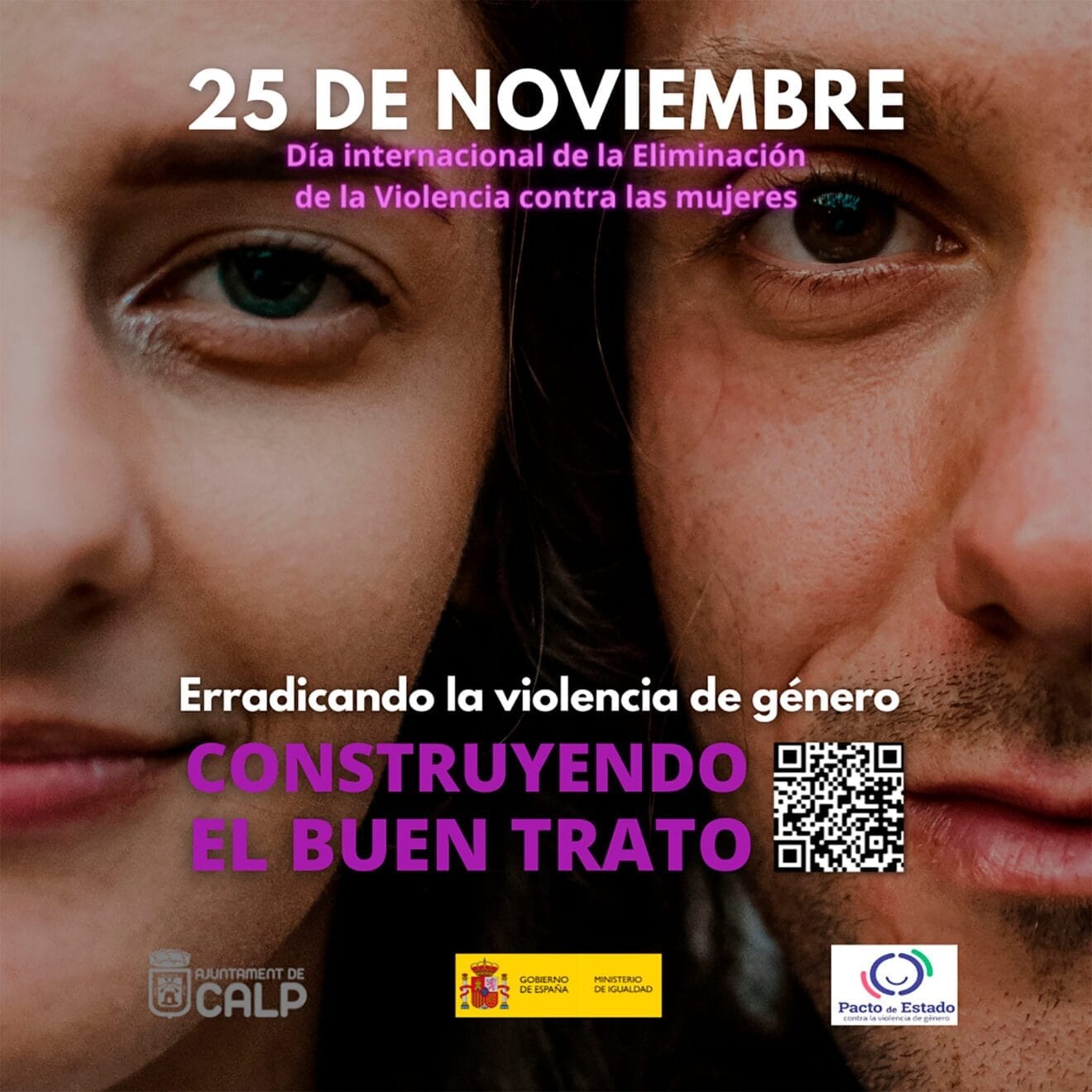 Cartel para el 25N en Calp