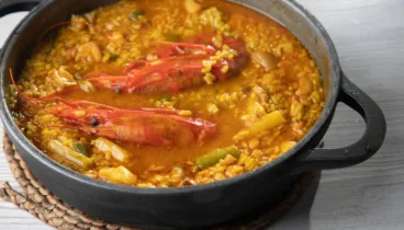 Cazuela de mariscos