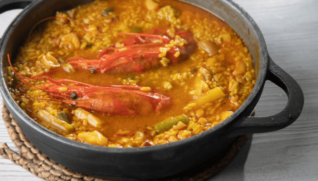 cazuela de mariscos