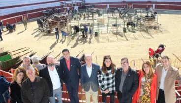 comitiva en la feria de animales de ondara