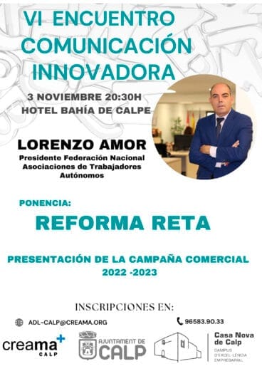Cratel del VI encuentro de Comunicación Innovadora en Calp