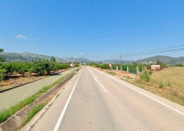 CV-700 El Verger-Pego donde se ha producido el accidente