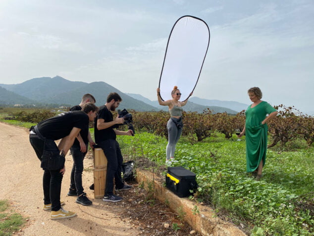 equipo de pacific films durante el rodaje