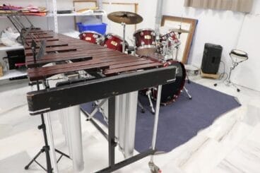 Instrumentos musicales en la Casa de Cultura