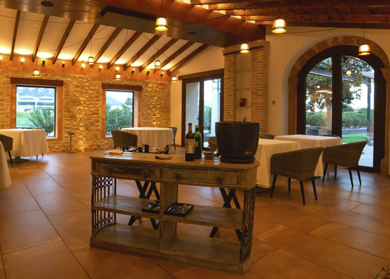 Interior of the Casa Pepa restaurant in Ondara