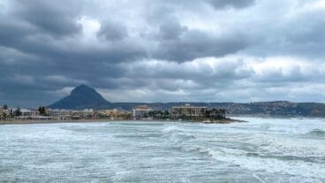 Die Küste von Xabia aus der Sicht von Punta del Arenal