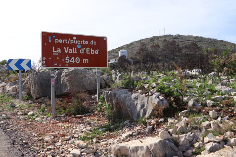 Paisagem no Vall d'Ebo dois meses após o incêndio 42