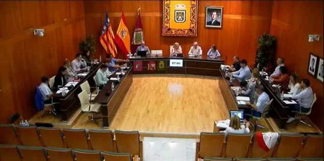 Imagen: Pleno del Ayuntamiento de Calp