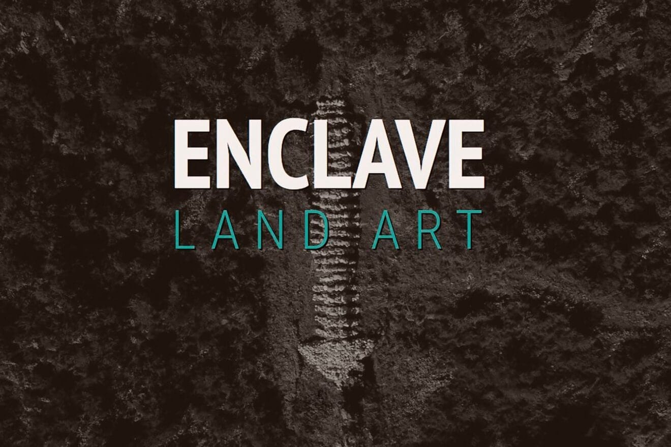 Portada de la página web de Enclave Land Art