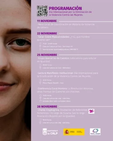 Programación del 25N en Calp