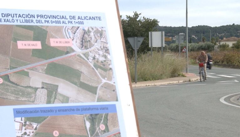 Proyecto del nuevo carril ciclo-peatonal entre Xaló y Llíber