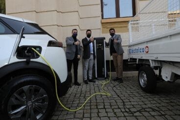 Punto de recarga de vehículos eléctricos