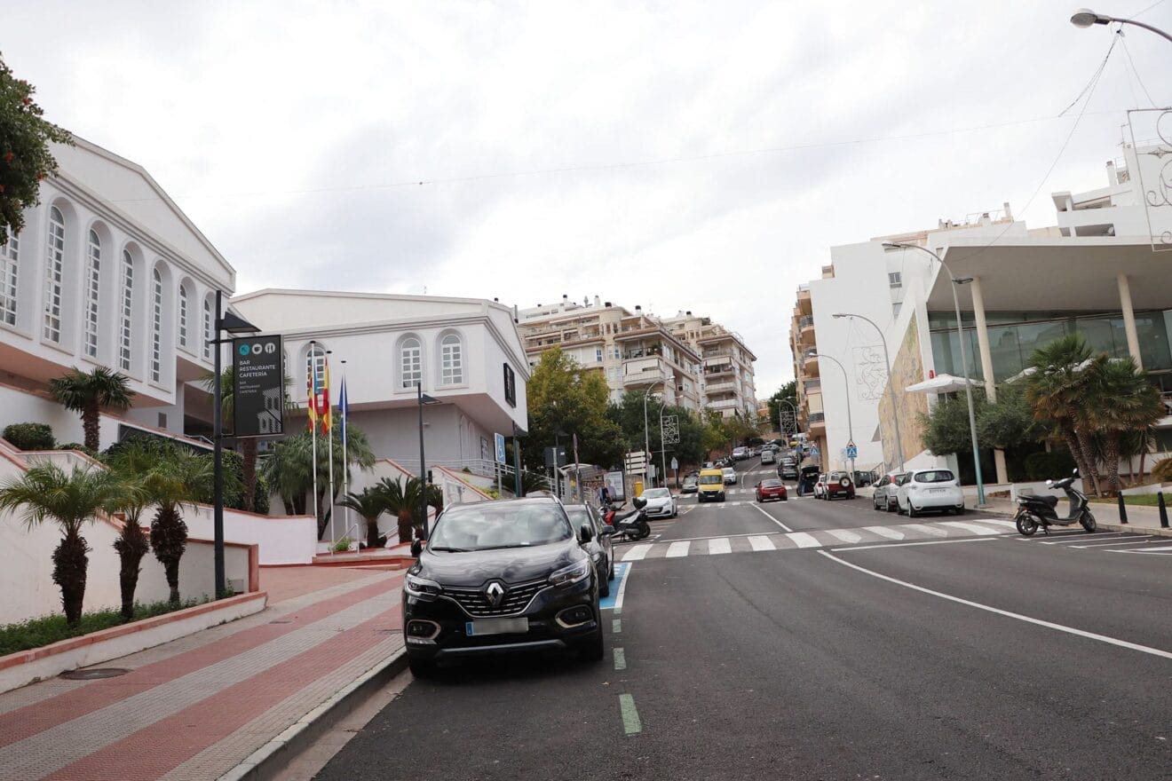 Ubicación de la Casa de Cultura en la avenida Masnou, Calp
