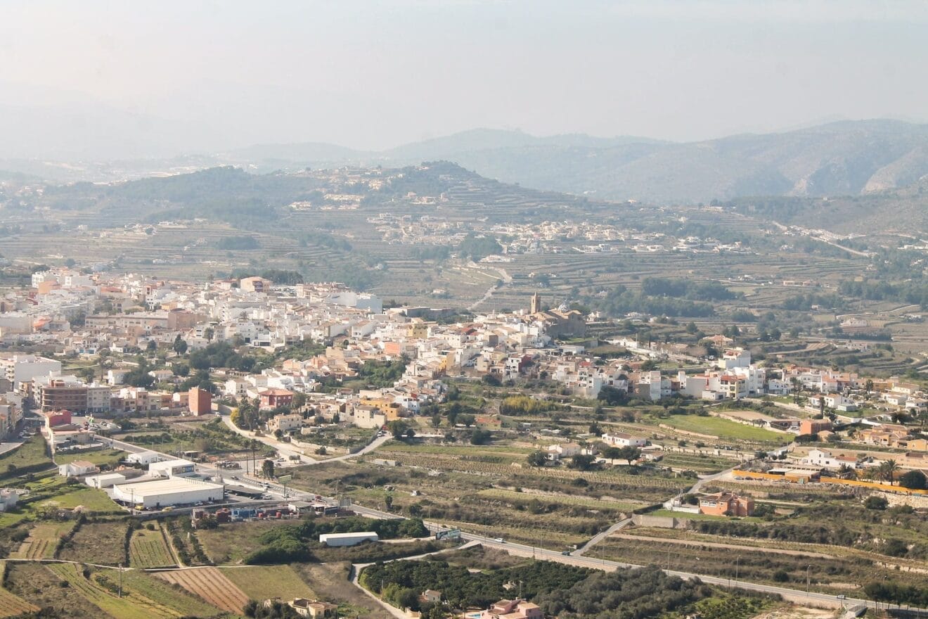 Vistas de El Poble Nou de Benitatxell