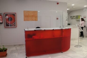 Zona de información de la Casa de Cultura