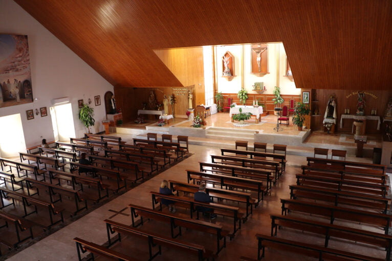 Altar de la iglesia de Nuestra Señora de la Merced calpina