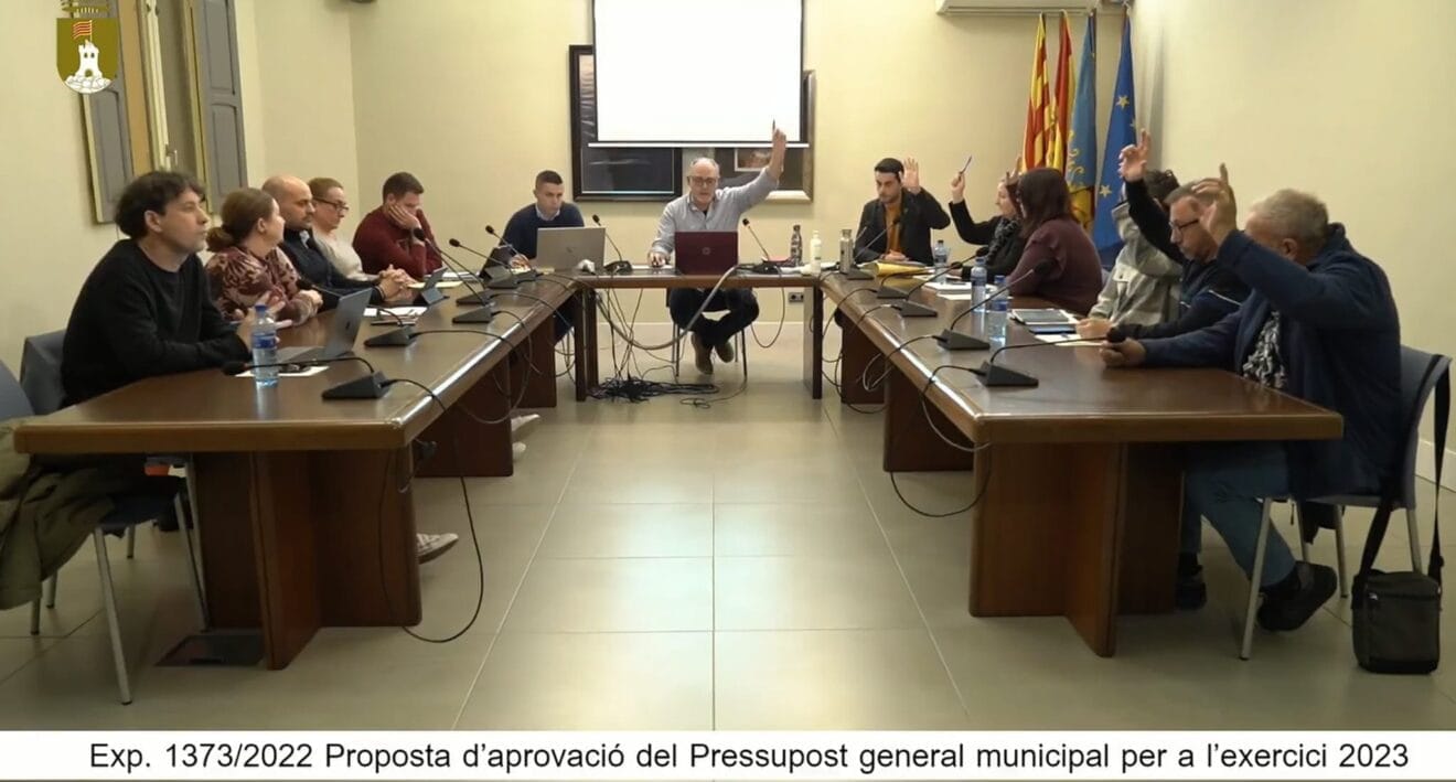 Aprobación de los presupuestos municipales en Pedreguer para 2023