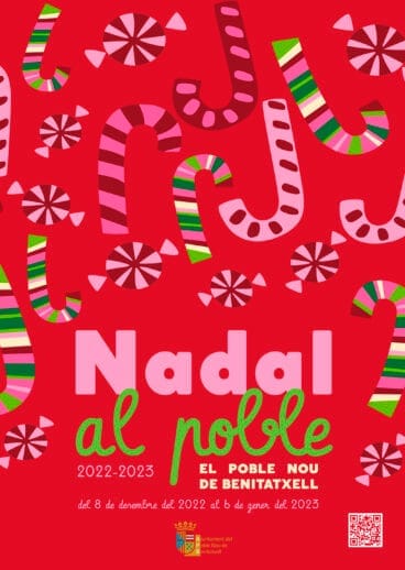 Cartel de la programación de Navidad en Benitatxell 2022