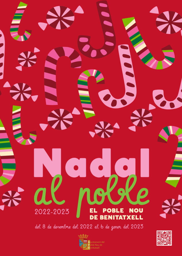 Imagen: Cartel de la programación de Navidad en Benitatxell 2022