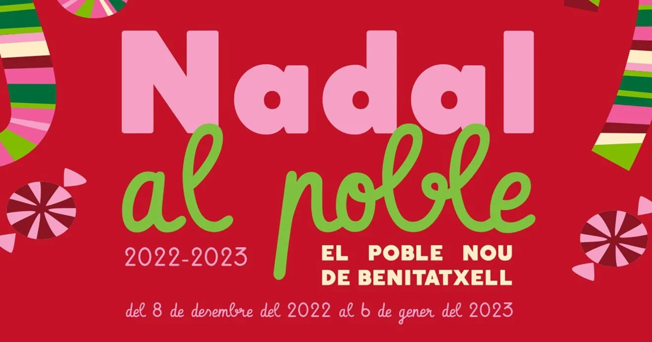 Cartel de Navidad en Benitatxell 2022
